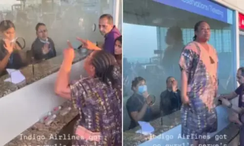 Indigo Crisis: ਮੁੰਬਈ ਹਵਾਈ ਅੱਡੇ ਤੇ ਅਫ਼ਰੀਕੀ ਮਹਿਲਾ ਨੇ ਕੀਤਾ ਹੰਗਾਮਾ, ਫ਼ਲਾਈਟ ਕੈਂਸਲ ਹੋਣ ਤੇ ਭੜਕੀ