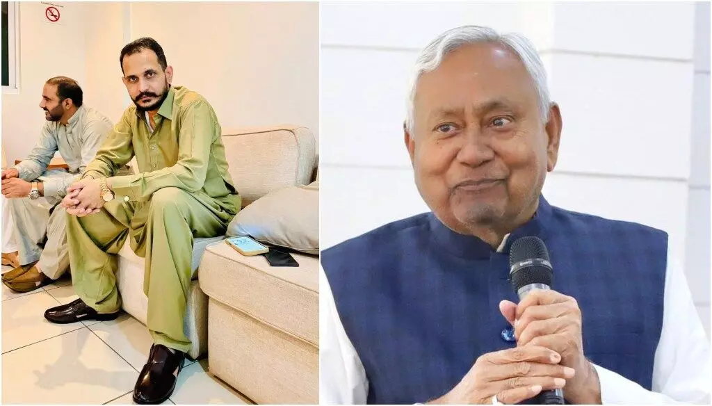 Nitish Kumar: ਨਿਤੀਸ਼ ਕੁਮਾਰ ਨੇ ਖਿੱਚਿਆ ਮੁਸਲਿਮ ਮਹਿਲਾ ਦਾ ਹਿਜਾਬ, ਪਾਕਿਸਤਾਨੀ ਗੈਂਗਸਟਰ ਨੇ ਦਿੱਤੀ ਧਮਕੀ Nitish Kumar: ਨਿਤੀਸ਼ ਕੁਮਾਰ ਨੇ ਖਿੱਚਿਆ ਮੁਸਲਿਮ ਮਹਿਲਾ ਦਾ ਹਿਜਾਬ, ਪਾਕਿਸਤਾਨੀ ਗੈਂਗਸਟਰ ਨੇ ਦਿੱਤੀ ਧਮਕੀ