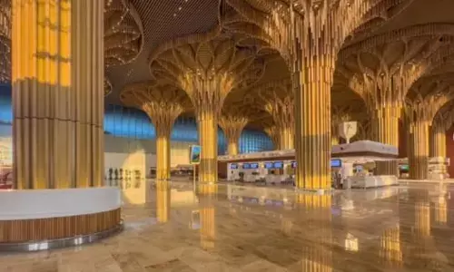 ਬਾਂਸ ਤੋਂ ਬਣੇ ਦੇਸ਼ ਦੇ ਪਹਿਲੇ airport termina ਦਾ ਉਦਘਾਟਨ