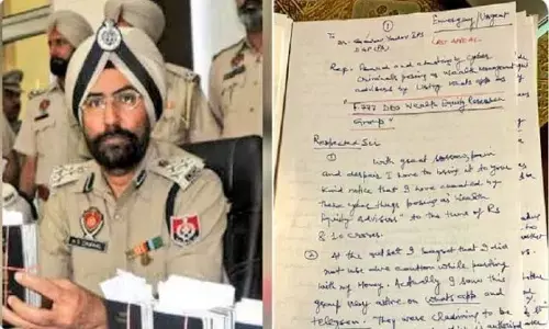 Punjab News: ਸਾਬਕਾ IG ਚਾਹਲ ਨੇ ਖ਼ੁਦ ਨੂੰ ਗੋਲੀ ਮਾਰਨ ਤੋਂ ਪਹਿਲਾਂ 12 ਸਫਿਆਂ ਦੇ ਸੁਸਾਇਡ ਨੋਟ ਵਿੱਚ ਕੀ ਲਿਖਿਆ?