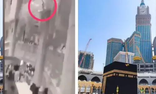 ਸਾਊਦੀ ਅਰਬ ਦੇ ਮੱਕਾ ਵਿੱਚ Masjid al-Haram  ਵਿੱਚ ਖੁਦਕੁਸ਼ੀ ਦੀ ਕੋਸ਼ਿਸ਼ (Video)