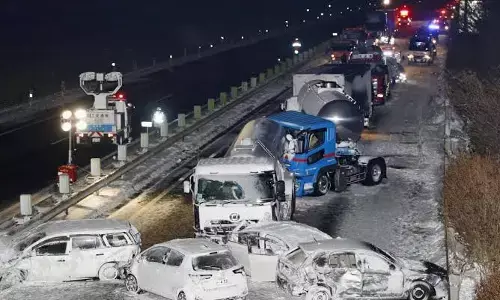 Japan Accident: ਜਾਪਾਨ ਵਿੱਚ ਵੱਡਾ ਸੜਕ ਹਾਦਸਾ, ਹਾਈਵੇਅ ਤੇ 50 ਗੱਡੀਆਂ ਦੀ ਟੱਕਰ, ਕਈ ਵਾਹਨ ਸੜ ਕੇ ਸੁਆਹ