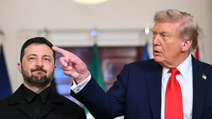 Donald Trump: ਪੁਤਿਨ ਬਾਰੇ ਟਰੰਪ ਨੇ ਕਹੀ ਅਜਿਹੀ ਗੱਲ, ਕੋਲ ਖੜੇ ਜ਼ੇਲੇਂਸਕੀ ਸੀ ਹੱਸ ਪਏ, ਵੀਡਿਓ ਵਾਇਰਲ Donald Trump: ਪੁਤਿਨ ਬਾਰੇ ਟਰੰਪ ਨੇ ਕਹੀ ਅਜਿਹੀ ਗੱਲ, ਕੋਲ ਖੜੇ ਜ਼ੇਲੇਂਸਕੀ ਸੀ ਹੱਸ ਪਏ, ਵੀਡਿਓ ਵਾਇਰਲ