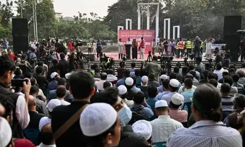 In Bangladesh, Inqlab Manch ਨੇ ਕਿਹਾ, ਭਾਰਤੀਆਂ ਦੇ ਪਰਮਿਟ ਰੱਦ ਕਰੋ