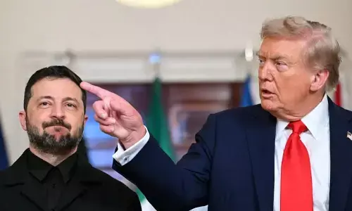 Donald Trump: ਪੁਤਿਨ ਬਾਰੇ ਟਰੰਪ ਨੇ ਕਹੀ ਅਜਿਹੀ ਗੱਲ, ਕੋਲ ਖੜੇ ਜ਼ੇਲੇਂਸਕੀ ਸੀ ਹੱਸ ਪਏ, ਵੀਡਿਓ ਵਾਇਰਲ