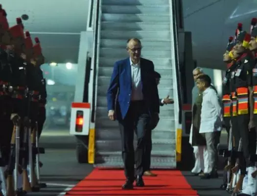 German Chancellor Friedrich Merz ਅਹਿਮਦਾਬਾਦ ਪਹੁੰਚੇ German Chancellor Friedrich Merz ਅਹਿਮਦਾਬਾਦ ਪਹੁੰਚੇ