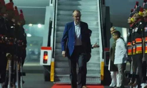 German Chancellor Friedrich Merz ਅਹਿਮਦਾਬਾਦ ਪਹੁੰਚੇ