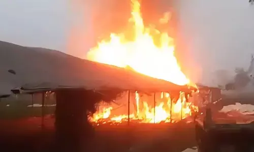 Poultry Farm Fire: ਮੁਰਗੀ ਫਾਰਮ ਵਿੱਚ ਲੱਗੀ ਅੱਗ, 3500 ਮੁਰਗੇ ਮੁਰਗੀਆਂ, 700 ਦੇਸੀ ਆਂਡੇ ਸੜ ਕੇ ਹੋਏ ਸੁਆਹ