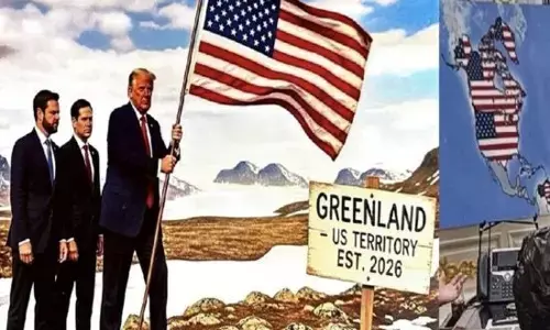 Trump ਨੇ Greenland ਤੇ ਗੱਡਿਆ ਅਮਰੀਕੀ ਝੰਡਾ