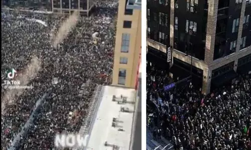 America ਚ Trump ਪ੍ਰਸ਼ਾਸਨ ਵਿਰੁੱਧ ਬਗਾਵਤ: ਮਿਨੇਸੋਟਾ ਚ ਹਜ਼ਾਰਾਂ ਲੋਕਾਂ ਦਾ ਪ੍ਰਦਰਸ਼ਨ (Video)