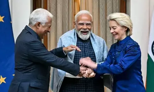 India European Union: ਭਾਰਤ ਤੇ ਯੂਰਪੀਅਨ ਯੂਨੀਅਨ ਵਿਚਾਲੇ ਵੱਡਾ ਸਮਝੌਤਾ, ਟਰੰਪ ਦੇ ਇਰਾਦਿਆਂ ਤੇ ਫਿਰਿਆ ਪਾਣੀ India European Union: ਭਾਰਤ ਤੇ ਯੂਰਪੀਅਨ ਯੂਨੀਅਨ ਵਿਚਾਲੇ ਵੱਡਾ ਸਮਝੌਤਾ, ਟਰੰਪ ਦੇ ਇਰਾਦਿਆਂ ਤੇ ਫਿਰਿਆ ਪਾਣੀ