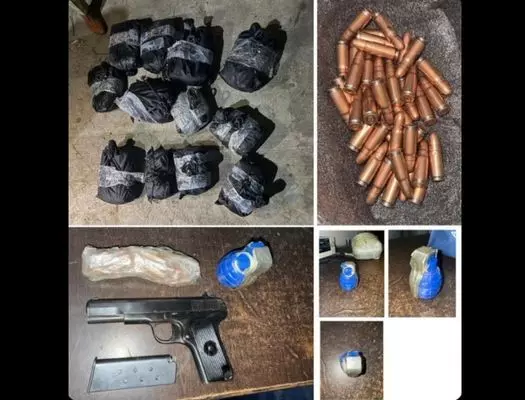 Amritsar ਦਿਹਾਤੀ ਪੁਲਿਸ ਵੱਲੋਂ 43 ਕਿੱਲੋ ਹੈਰੋਇਨ ਅਤੇ ਗ੍ਰੇਨੇਡ ਬਰਾਮਦ Amritsar ਦਿਹਾਤੀ ਪੁਲਿਸ ਵੱਲੋਂ 43 ਕਿੱਲੋ ਹੈਰੋਇਨ ਅਤੇ ਗ੍ਰੇਨੇਡ ਬਰਾਮਦ