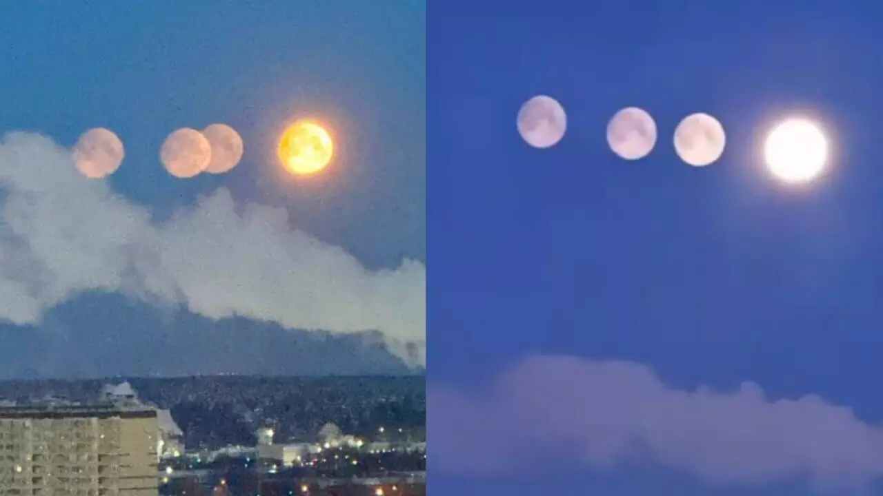 Russia Moon: ਰੂਸ ਚ ਪਹਿਲੀ ਵਾਲੀ ਅਸਮਾਨ ਚ ਇਕੱਠੇ ਦਿਖੇ ਚਾਰ ਚੰਦਰਮਾ, ਅਦਭੁਤ ਨਜ਼ਾਰਾ ਦੇਖ ਦੁਨੀਆ ਹੈਰਾਨ, VIDEO Russia Moon: ਰੂਸ ਚ ਪਹਿਲੀ ਵਾਲੀ ਅਸਮਾਨ ਚ ਇਕੱਠੇ ਦਿਖੇ ਚਾਰ ਚੰਦਰਮਾ, ਅਦਭੁਤ ਨਜ਼ਾਰਾ ਦੇਖ ਦੁਨੀਆ ਹੈਰਾਨ, VIDEO