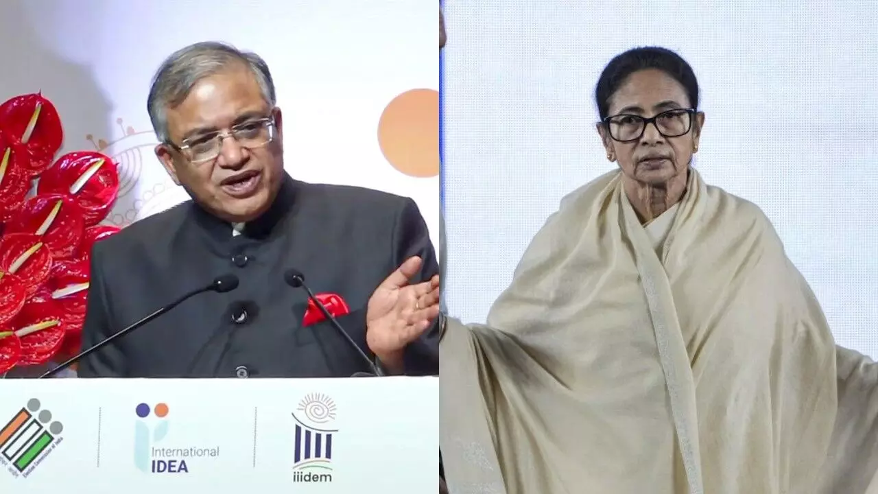 Mamta Banerjee: ਬੰਗਾਲ ਦੀ CM ਮਮਤਾ ਬੈਨਰਜੀ ਨੇ ਮੁੱਖ ਚੋਣ ਕਮਿਸ਼ਨਰ ਨਾਲ ਕੀਤੀ ਬਦਤਮੀਜ਼ੀ, ਭੜਕੇ CEC ਗਿਆਨੇਸ਼ ਕੁਮਾਰ