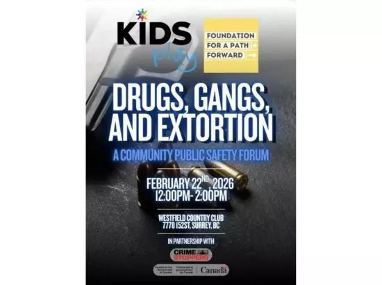 Surrey ਵਿੱਚ ਗੈਂਗ ਹਿੱਸਾ ਅਤੇ ਜਬਰਦਸਤੀ ਵਸੂਲੀ ਮਾਮਲਿਆਂ ਖਿਲਾਫ ਇਕੱਤਰਤਾ 22 ਫਰਵਰੀ ਨੂੰ Surrey ਵਿੱਚ ਗੈਂਗ ਹਿੱਸਾ ਅਤੇ ਜਬਰਦਸਤੀ ਵਸੂਲੀ ਮਾਮਲਿਆਂ ਖਿਲਾਫ ਇਕੱਤਰਤਾ 22 ਫਰਵਰੀ ਨੂੰ