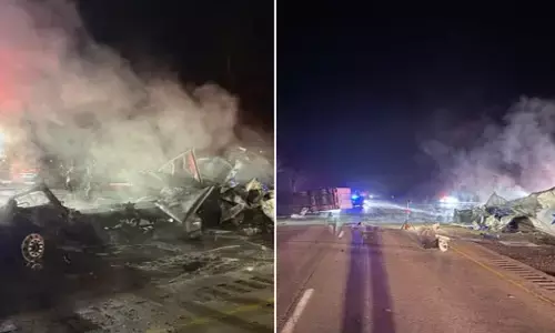 America ’ਚ ਇਕ ਹੋਰ ਟਰੱਕ ਦਾ ਯੂ-ਟਰਨ