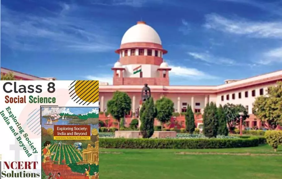 NCERT ਦੀ 8ਵੀਂ ਦੀ ਕਿਤਾਬ ਦੇ ਅਧਿਆਇ ਤੇ ਇਤਰਾਜ਼, CJI ਨੇ ਆਪਣੇ–ਆਪ ਲਿਆ ਗੰਭੀਰ ਨੋਟਿਸ NCERT ਦੀ 8ਵੀਂ ਦੀ ਕਿਤਾਬ ਦੇ ਅਧਿਆਇ ਤੇ ਇਤਰਾਜ਼, CJI ਨੇ ਆਪਣੇ–ਆਪ ਲਿਆ ਗੰਭੀਰ ਨੋਟਿਸ