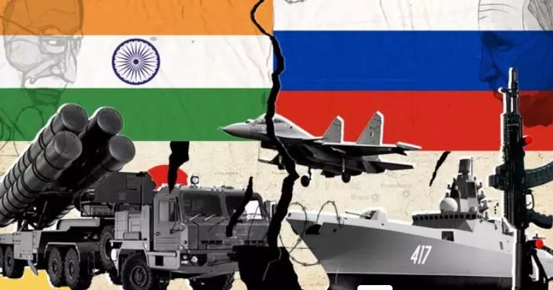 ਭਾਰਤ ਵੱਲੋਂ ਰੂਸ ਨਾਲ਼ 5083 ਕਰੋੜ ਦੇ ਰੱਖਿਆ ਸਮਝੌਤੇ, ਅਮਰੀਕੀ ਪਾਬੰਦੀਆਂ ਦੇ ਬਾਵਜੂਦ ਭਾਰਤ ਨੇ ਕੀਤੇ ਰੱਖਿਆ ਕਰਾਰ ਭਾਰਤ ਵੱਲੋਂ ਰੂਸ ਨਾਲ਼ 5083 ਕਰੋੜ ਦੇ ਰੱਖਿਆ ਸਮਝੌਤੇ, ਅਮਰੀਕੀ ਪਾਬੰਦੀਆਂ ਦੇ ਬਾਵਜੂਦ ਭਾਰਤ ਨੇ ਕੀਤੇ ਰੱਖਿਆ ਕਰਾਰ