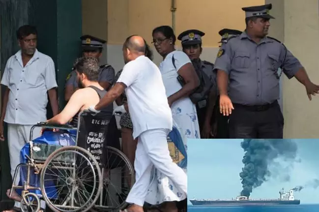 ਸ੍ਰੀ ਲੰਕਾ ਚ ਈਰਾਨੀ ਸਮੁੰਦਰੀ ਜਹਾਜ਼ ਤੇ ਹਮਲਾ, ਪਣਡੁੱਬੀ ਰਾਹੀਂ ਕੀਤਾ ਗਿਆ ਘਾਤਕ ਹਮਲਾ ਸ੍ਰੀ ਲੰਕਾ ਚ ਈਰਾਨੀ ਸਮੁੰਦਰੀ ਜਹਾਜ਼ ਤੇ ਹਮਲਾ, ਪਣਡੁੱਬੀ ਰਾਹੀਂ ਕੀਤਾ ਗਿਆ ਘਾਤਕ ਹਮਲਾ