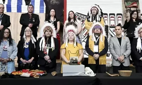 Vatican City ਤੋਂ ਵਾਪਸ ਆਈਆਂ ਵਸਤੂਆਂ ਫਸਟ ਨੇਸ਼ਨ ਆਗੂਆਂ ਨੇ ਜਨਤਕ ਕੀਤੀਆਂ