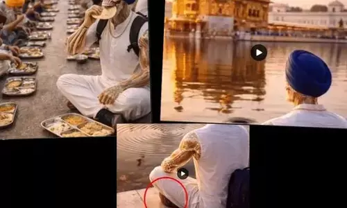 Sri Harmandar Sahib ਵਿਖੇ AI ਵੀਡੀਓ ਰਾਹੀਂ ਬੇਅਦਬੀ Sri Harmandar Sahib ਵਿਖੇ AI ਵੀਡੀਓ ਰਾਹੀਂ ਬੇਅਦਬੀ