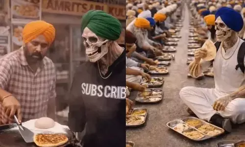 ਸ੍ਰੀ ਹਰਿਮੰਦਰ ਸਾਹਿਬ ਬਾਰੇ AI ਵਿਡੀਓ ਦਾ ਵਿਵਾਦ, ਪਿੰਜਰ ਨੂੰ ਜੁੱਤੀਆਂ ਸਣੇ ਵਿਖਾਇਆ ਸ੍ਰੀ ਦਰਬਾਰ ਸਾਹਿਬ ਚ