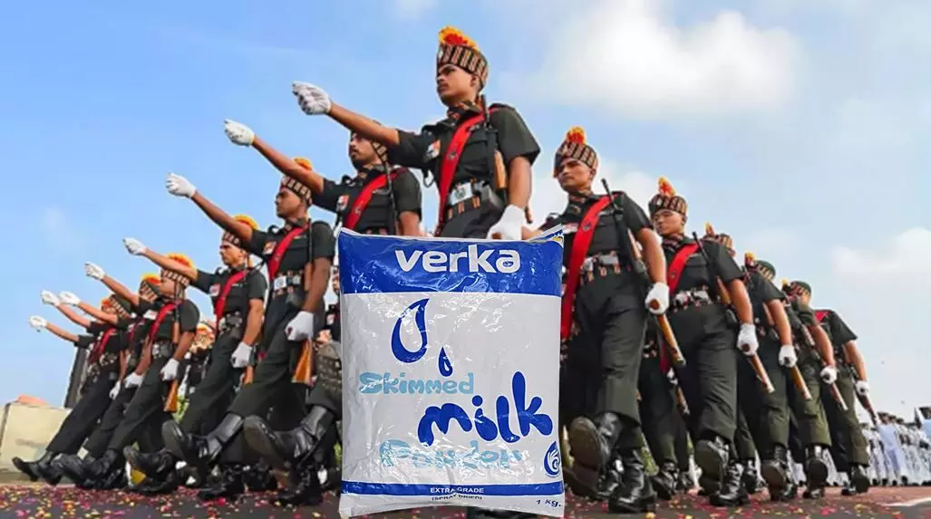 ਭਾਰਤੀ ਫ਼ੌਜ ਨੇ ਰੱਦ ਕੀਤਾ ਵੇਰਕਾ ਨੂੰ ਦਿੱਤਾ ਆਰਡਰ, ਵੇਰਕਾ ਦੇ ਦੁੱਧ–ਪਾਊਡਰ ਦੇ ਮਿਆਰ ਤੇ ਉਠੀ ਉਂਗਲ਼ ਭਾਰਤੀ ਫ਼ੌਜ ਨੇ ਰੱਦ ਕੀਤਾ ਵੇਰਕਾ ਨੂੰ ਦਿੱਤਾ ਆਰਡਰ, ਵੇਰਕਾ ਦੇ ਦੁੱਧ–ਪਾਊਡਰ ਦੇ ਮਿਆਰ ਤੇ ਉਠੀ ਉਂਗਲ਼