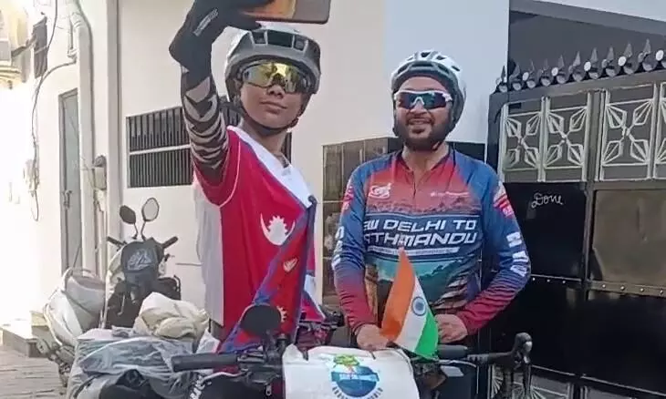 Nepali cyclist Yamuna ਪਹੁੰਚੀ ਹੁਸ਼ਿਆਰਪੁਰ, ਕਰ ਰਹੀ ਹੈ ਵਰਲਡ ਟੂਰ Nepali cyclist Yamuna ਪਹੁੰਚੀ ਹੁਸ਼ਿਆਰਪੁਰ, ਕਰ ਰਹੀ ਹੈ ਵਰਲਡ ਟੂਰ