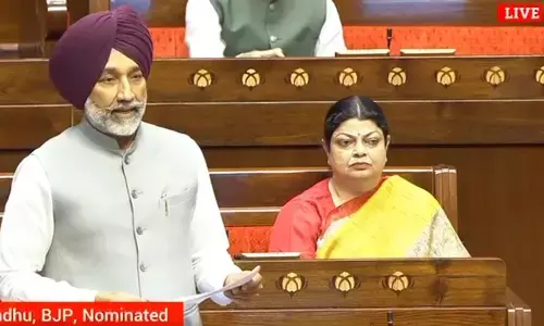 MP ਸਤਨਾਮ ਸਿੰਘ ਸੰਧੂ ਨੇ ਸੰਸਦ ਚ ਚੁੱਕਿਆ ਪੰਜਾਬ ਚ ਹੜ੍ਹਾਂ ਦਾ ਮੁੱਦਾ, ਕਿਹਾ– ਪੰਜਾਬ ਚ 2025 ਵਿੱਚ ਆਏ ਹੜ੍ਹਾਂ ਤੋਂ ਨਹੀਂ ਲਿਆ ਕੋਈ ਸਬਕ