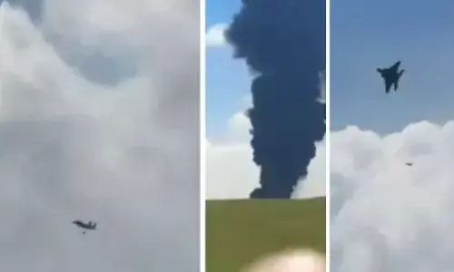 American F-15 Fighter Jet ਨੂੰ ਚਕਮਾ ਦੇ ਕੇ ਈਰਾਨੀ ਸ਼ਾਹੇਦ ਡਰੋਨ ਨੇ ਮਚਾਈ ਤਬਾਹੀ (Video)