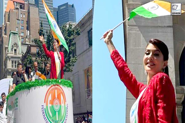 ਨਿਊਯਾਰਕ ਦੀ ਇੰਡੀਆ ਡੇਅ ਪਰੇਡ ਵਿਚ ਜੈਕਲੀਨ ਫਰਨਾਂਡੀਜ਼ ਨੇ ਲਿਆ ਹਿੱਸਾ