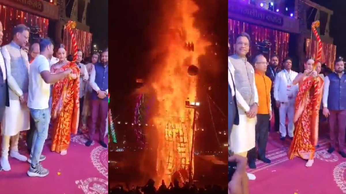 ਰਾਵਣ ਦਹਿਨ ਕਰਨ ਪਹੁੰਚੀ ਕੰਗਨਾ ਰਣੌਤ ਦਾ ਬਣਿਆ ਮਜ਼ਾਕ