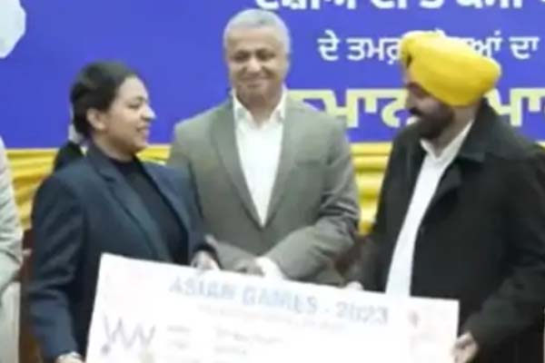 Rs 33.83 crore was distributed to the medal winning players