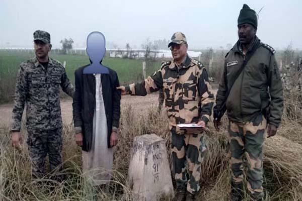 A Pakistani citizen entered the Indian border