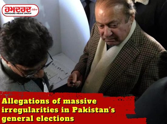 Allegations of massive irregularities in Pakistan's general elections