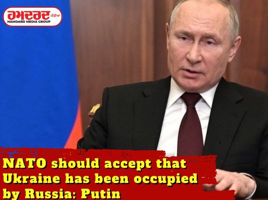 NATO should accept that Russia's occupation of Ukraine