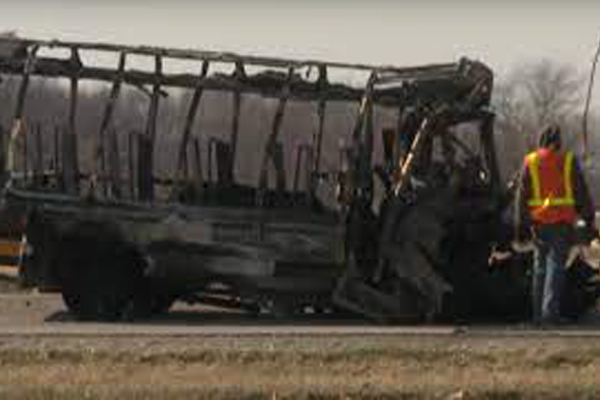 School bus and truck collide in America 5 dead