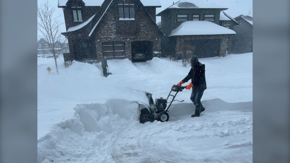 The fury of the snow storm in America and Canada