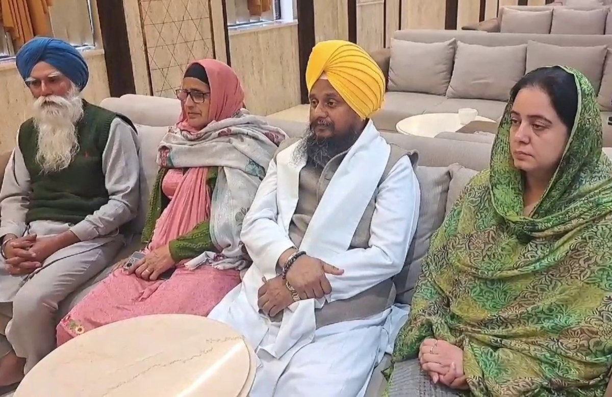 Amritpal Singh's parents met Giani Harpreet Singh