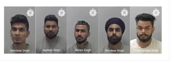 5 indians122-years prison britain
